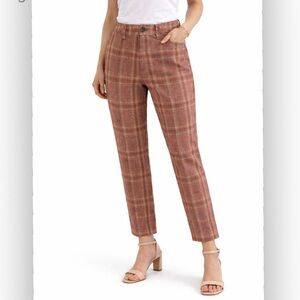Sundance Plaid Ankle Trousers.